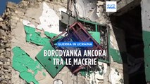 Borodyanka, a un anno dai bombardamenti ancora macerie e distruzione