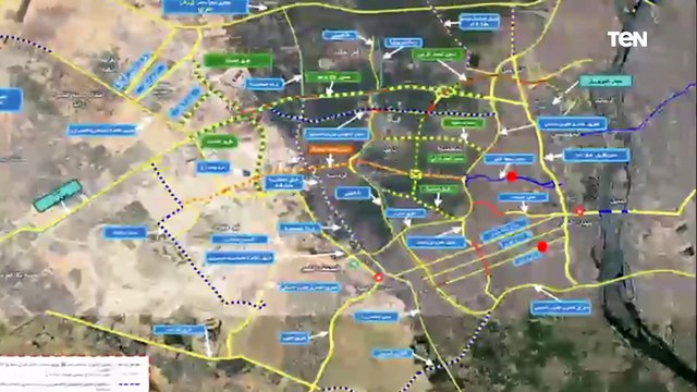 الرئيس السيسي يتفقد عددا من مشروعات المحاور والطرق بمحافظة الجيزة