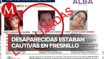 Localizan a dos mujeres y una bebé que habían sido secuestradas en Fresnillo, Zacatecas