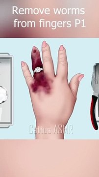 ASMR Hand P1 #asmr #satisfying #trendingshort #viral #animation #shorts #trending