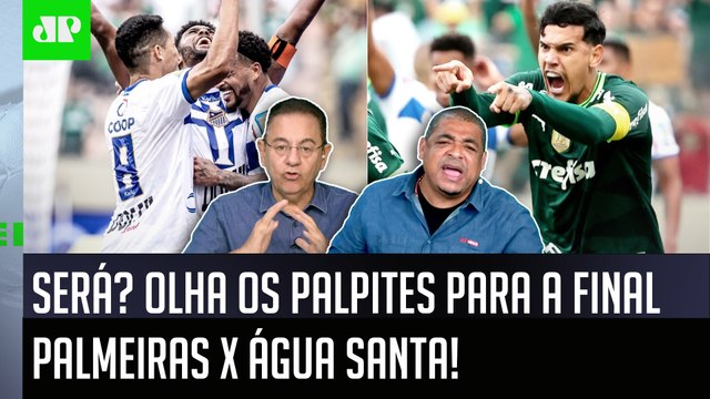 EU FALO! Pra mim, o Palmeiras contra o Água Santa VAI... OLHA os PALPITES pra FINAL do Paulistão!