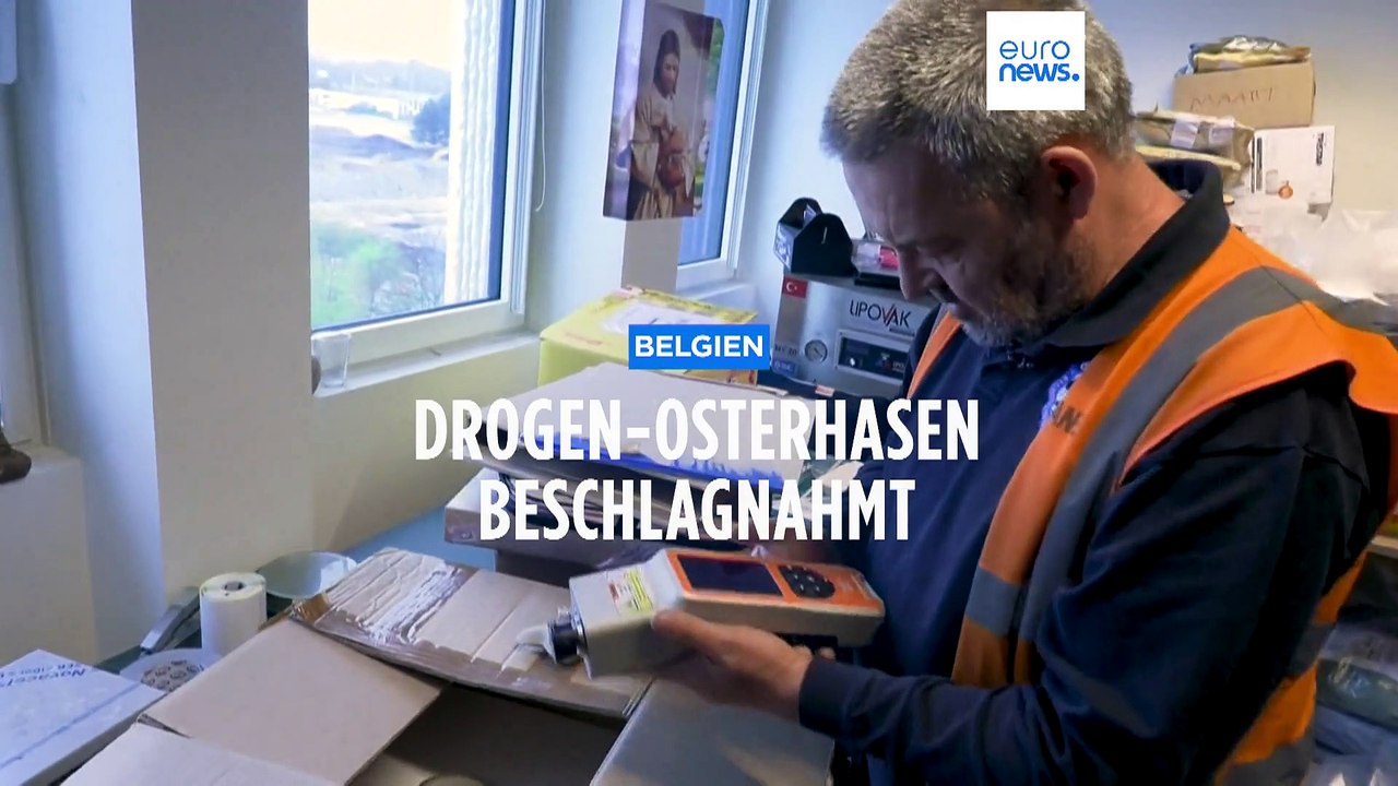 Drogen-Osterhasen am Flughafen beschlagnahmt
