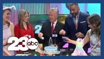 Even more egg dying with the 23ABC News staff