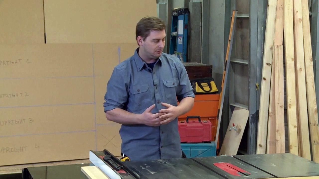 Woodworking Custom Built-In Shelves - Fabricating the Upright