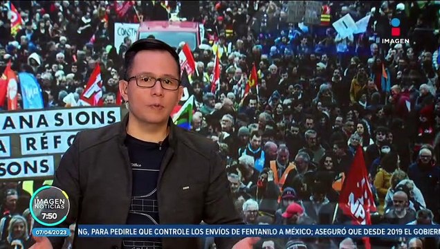 Francia vive nueva jornada de protestas contra la reforma de pensiones