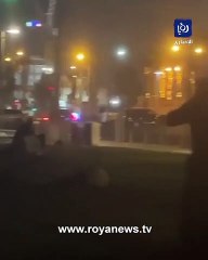 لحظة إطلاق النار على منفذ العملية في تل أبيب