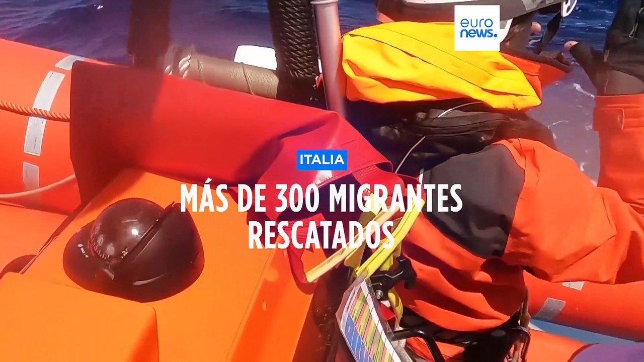Más de 300 migrantes desembarcan en Italia tras ser rescatados por Médicos sin Fronteras