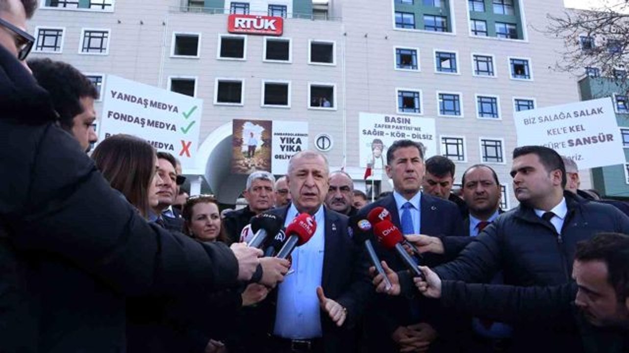 Ümit Özdağ: "Televizyonlarda olmayabiliriz ama meydanlarda olmaya devam edeceğiz"