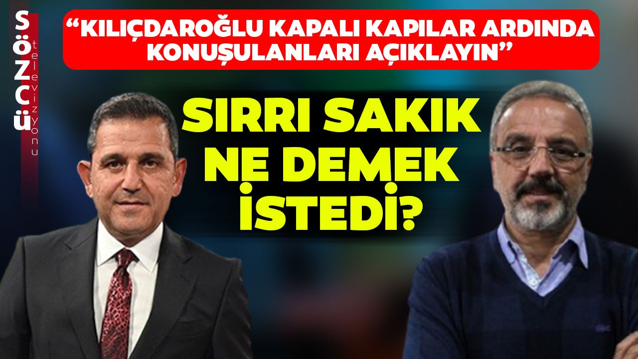 Kılıçdaroğlu Açıklaması Gündem Olmuştu! Eski HDP Milletvekili Sırrı Sakık Fatih Portakal'a Konuştu
