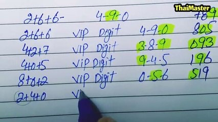 Thailand Lottery 3up VIP Singal Digit For 16-4-2023, 3up VIP Digit Pass 16-4-2023,