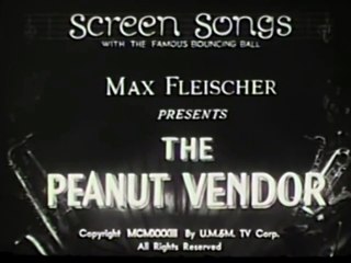 The Peanut Vendor, Armida, in Esp and Eng 1933