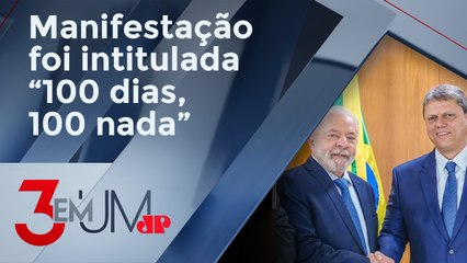 Deputados do PT promovem ato em SP para comparar os governos de Tarcísio e Lula
