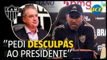 Coudet pede desculpas à diretoria do Atlético