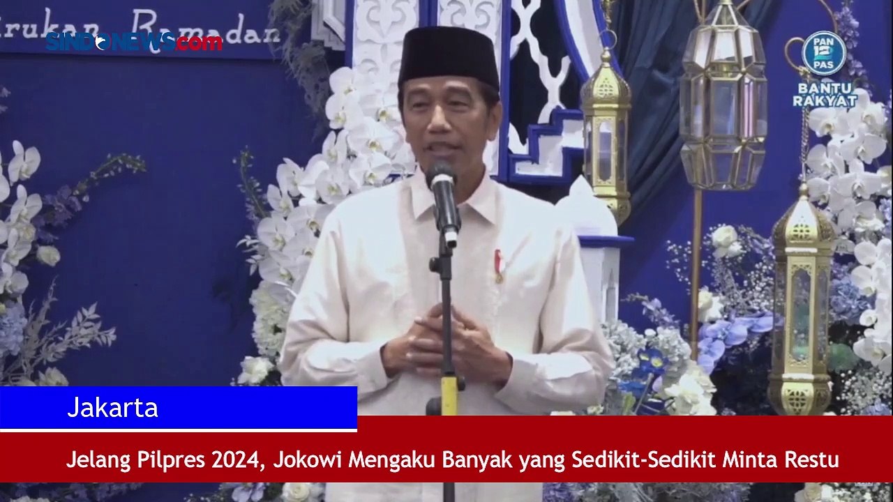 Jelang Pilpres 2024, Jokowi Mengaku Banyak yang Sedikit-Sedikit Minta Restu