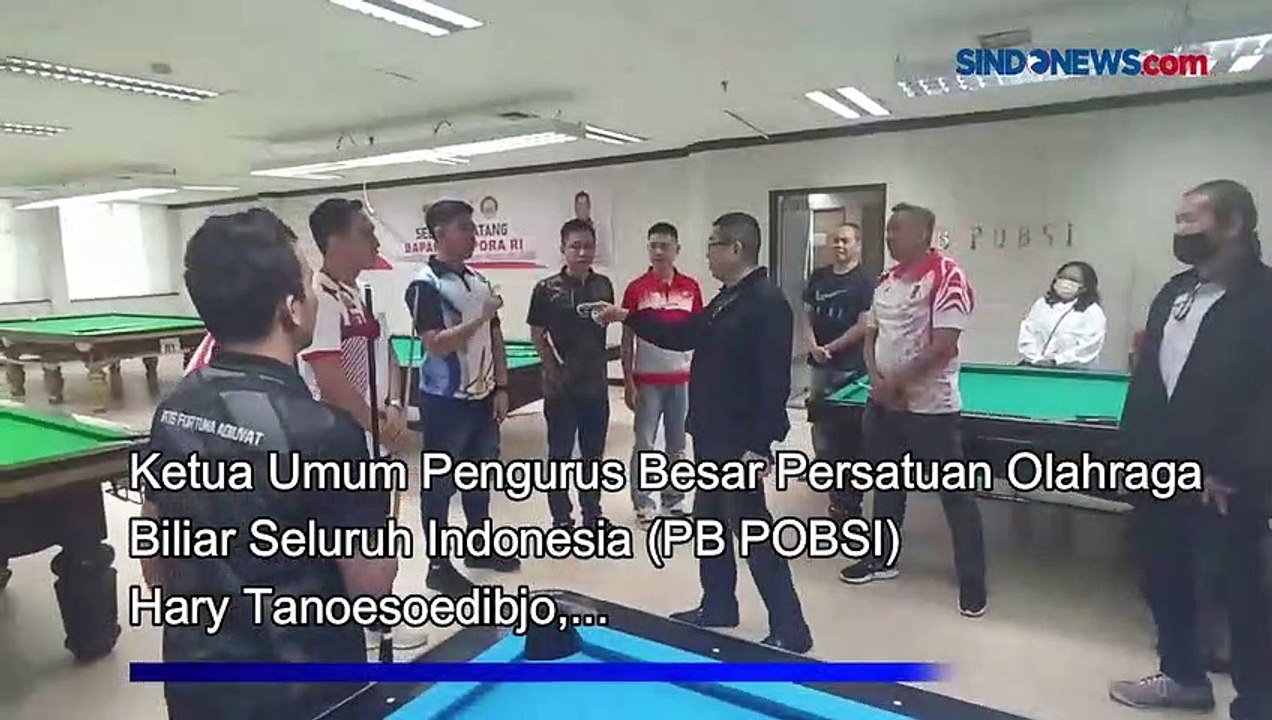 Jelang SEA Games 2023, Ini Pesan Hary Tanoesoedibjo untuk Atlet Biliar Indonesia