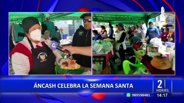 Áncash celebra Semana Santa con feria gastronómica y textil