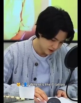 Yoongi is really teasing us for 7 tattoo on his live #SUGA #BTS #BTSARMY #BTSLOVER #OT7