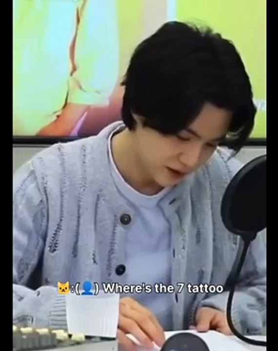 Yoongi is really teasing us for 7 tattoo on his live #SUGA #BTS #BTSARMY #BTSLOVER #OT7