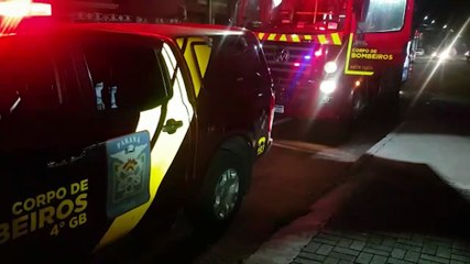 Princípio de incêndio é contido pelo Corpo de Bombeiros no Centro