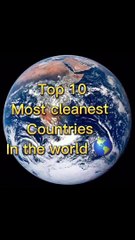 Top 10 cleanest countries in the world #reels #viral #explorer #education #instegram