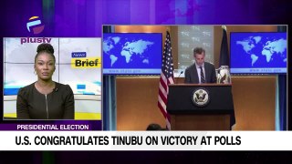 Presidential Election_ U.S. Congratulates Tinubu On Victory At Polls.