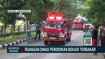 Kantor Dinas Pendidikan Kabupaten Bekasi Terbakar! Api Cepat Menyebar Gara-Gara Ini