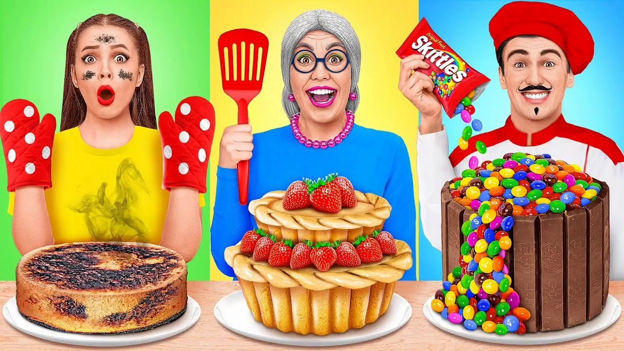 Me Vs Grandma Cooking Challenge by Multi Food Challenge - video Dailymotion