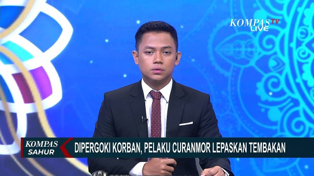 Rekaman CCTV 2 Pelaku Curanmor Kabur Lepaskan Tembakan Usai Dipergoki Korban di Tanjung Priok