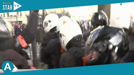 Une journaliste de C à Vous caillassée, les images impressionnantes