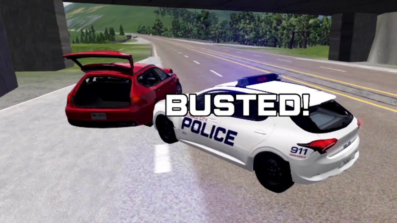 Electric Police Car #BeamNG