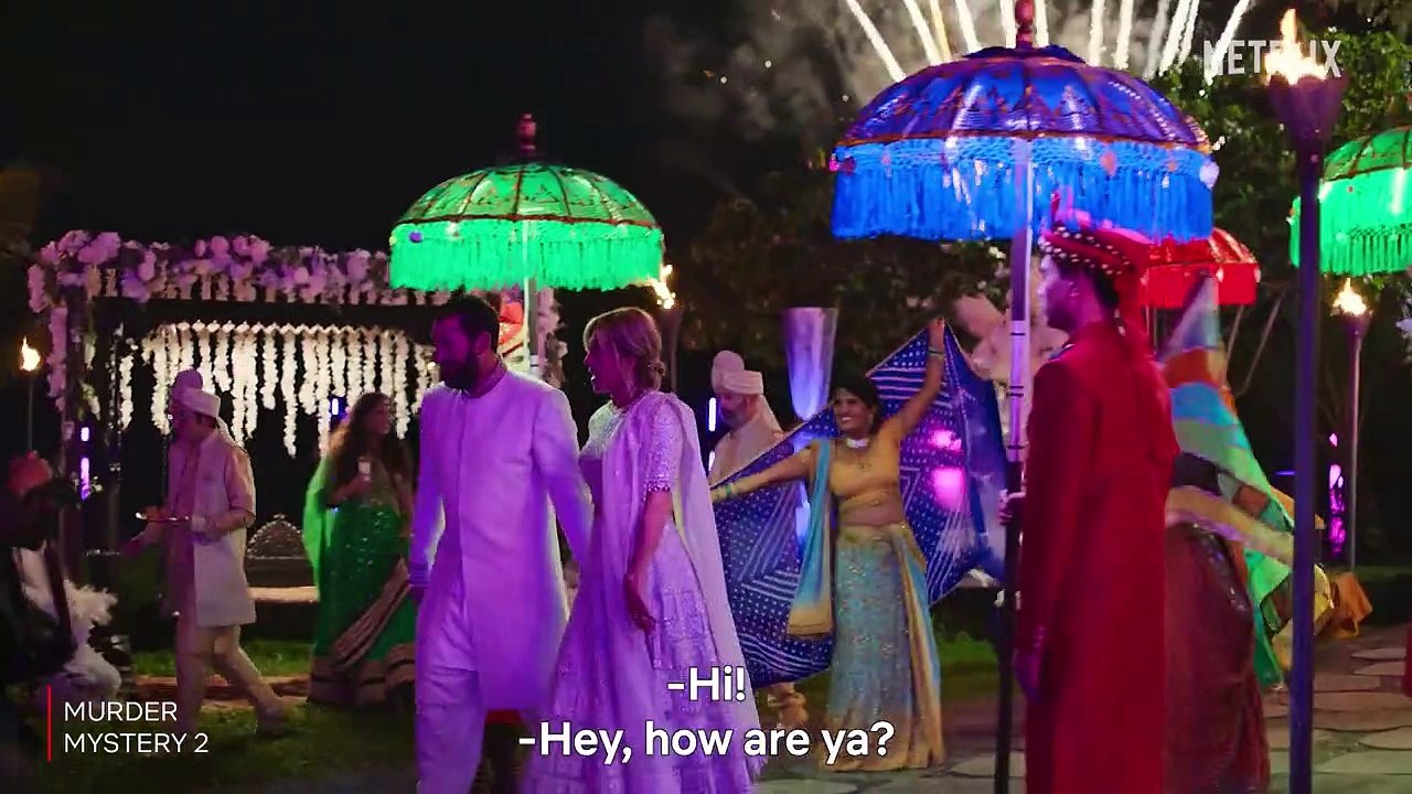 Jennifer Aniston & Adam Sandler Attend An Indian Wedding   Murder Mystery 2   Netflix India