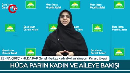 HÜDA PAR Kadın Kolları Üyesi: Kadınlara hizmet veren yerlerde sadece kadınlar çalışmalı