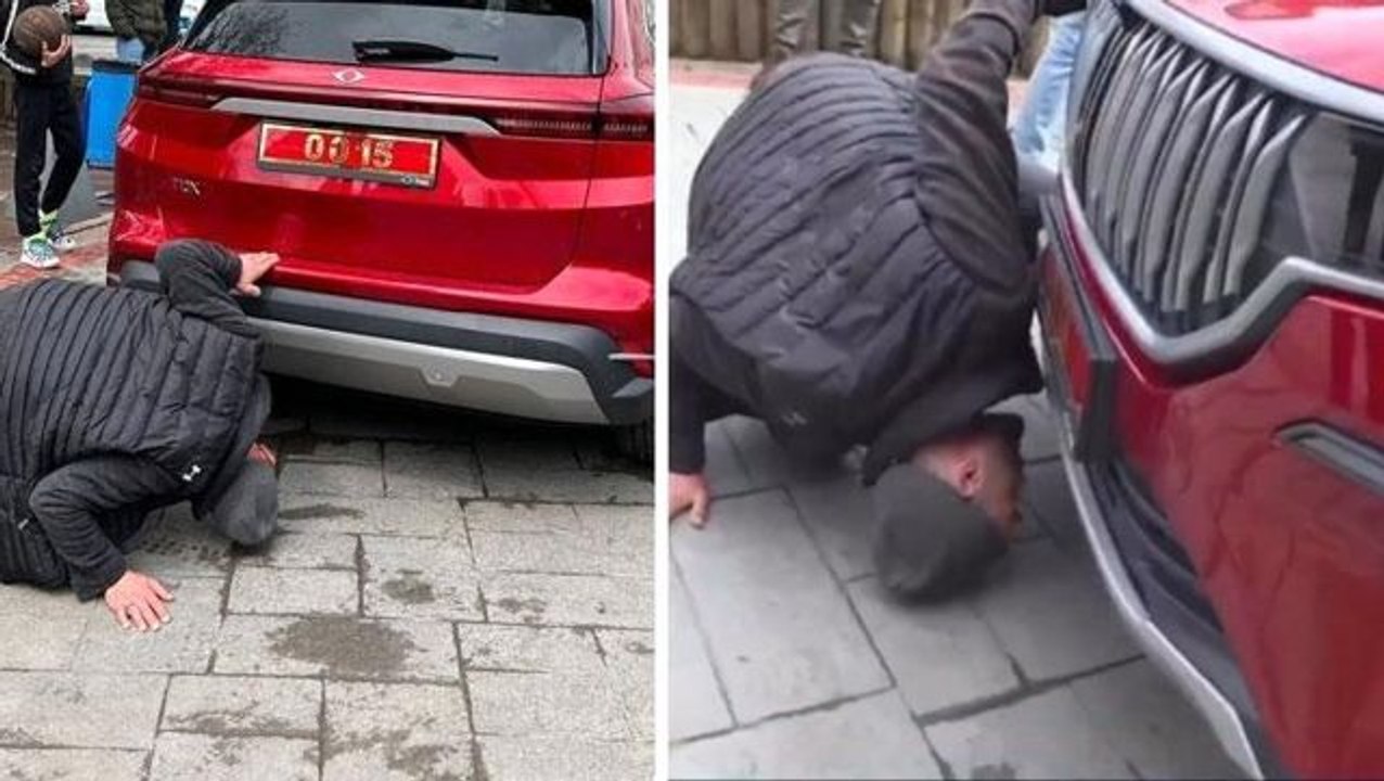 Vatandaşın Togg'u incelediği o anın videosu çıktı, sözleri bomba