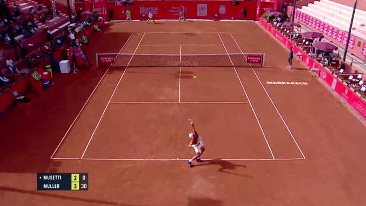 Highlights: Musetti verliert - Muller im Halbfinale