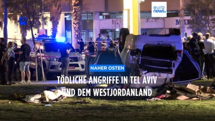 Descargar video: Traurige Bilanz vor Ostern: Drei Tote und mehrere Verletzte in Tel Aviv und Westjordanland