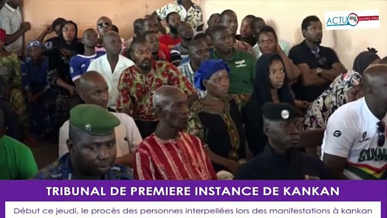 Reportage à Kankan du procès des manifestants contre les délestages