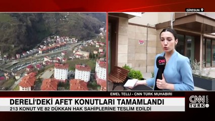 Dereli'deki afet konutları tamamlandı