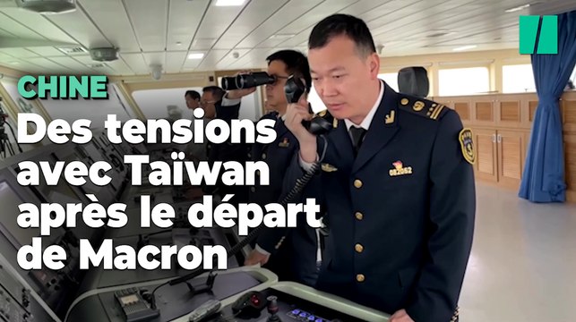 Près de Taïwan, la Chine lance des exercices militaires juste après le départ de Macron
