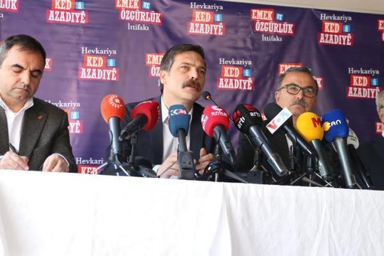 Emek ve Özgürlük İttifakı'nda 5 partiden ortak liste