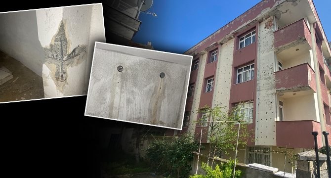 Bina dönüşüme girsin diye delik deşik etti