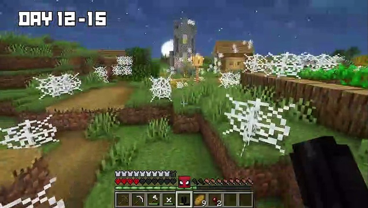 I Survived 100 DAYS as SPIDERMAN in HARDCORE Minecraft!