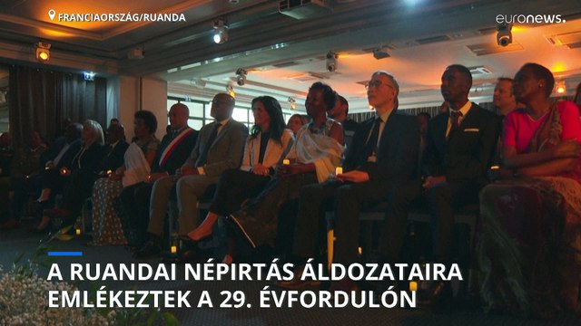 Párizsban és Kigaliban is a ruandai népirtás áldozataira emlékeztek
