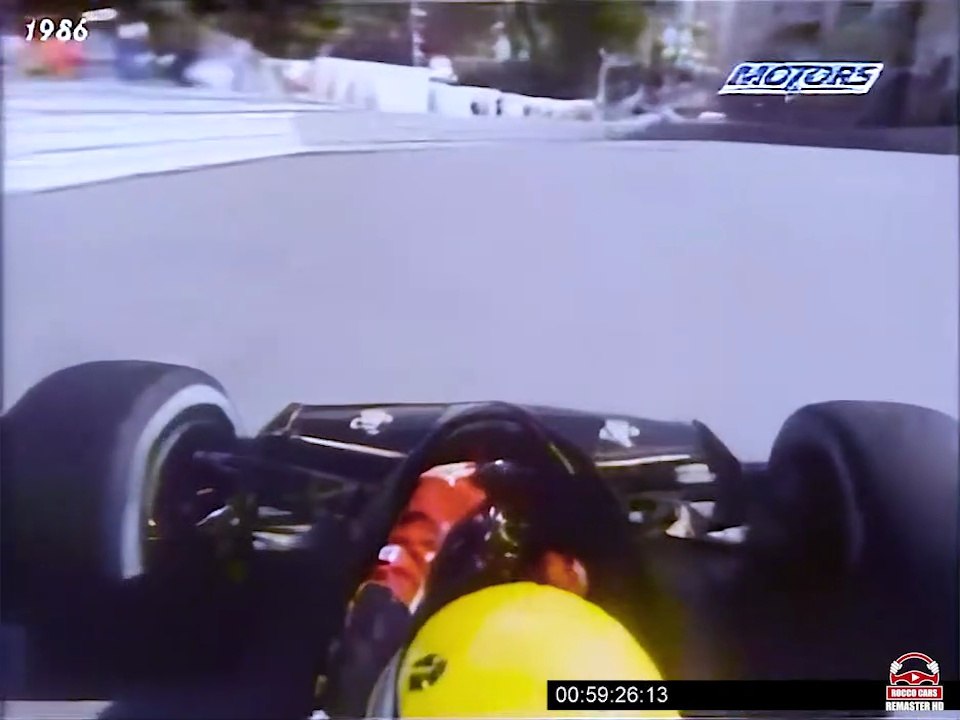 [HQ] F1 1986 Ayrton Senna "Lotus 98T" Onboard (Monaco GP Qualifying, Part 2) [REMASTER AUDIO/VIDEO]