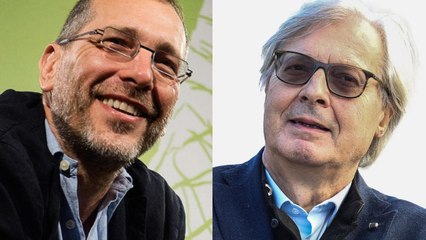 Vittorio Sgarbi, a valanga su Formigli Tu e quei dementi, caos in tv