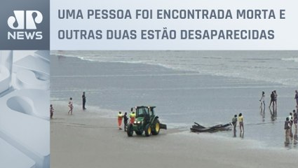 Barco com 12 pessoas afunda em Bertioga