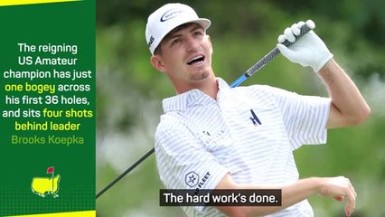 'I have made my mark' - amateur Bennett ready to enjoy Masters weekend