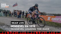 Hengevel en tête / Hengevel leading the race - #ParisRoubaixFemmes avec Zwift 2023