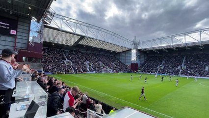Hearts fans minute’s applause for Andrew Mackinnon