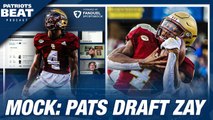 MOCK DRAFT: Patriots Draft Zay Flowers
