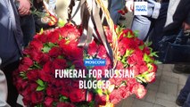 Hundreds attend funeral for assassinated Russian blogger Vladlen Tatarsky